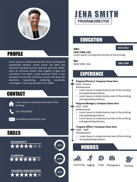 Basic Modern Resume Template