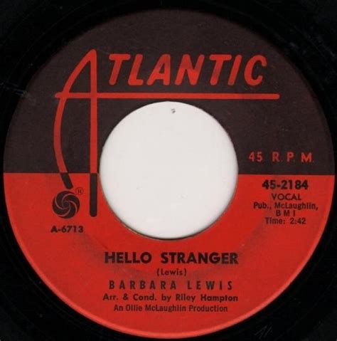 Barbara Lewis – Hello Stranger Lyrics | Genius Lyrics