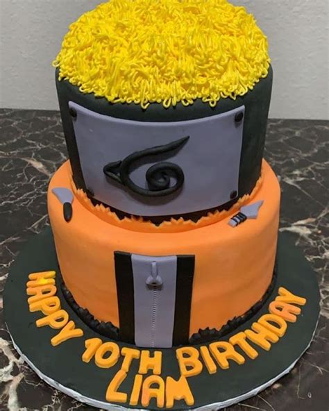 Naruto Cake | Themed cakes, Anime cake, Cake