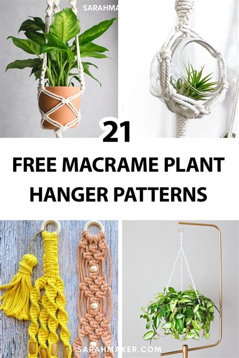 Macrame Wall Plant Hangers: Spruce Up Your Space with Natural Beauty - Ames Farm Center