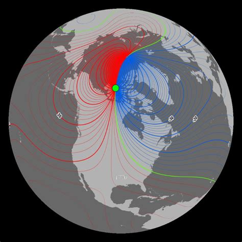 Earth's Magnetic Declination Dataset | Science On a Sphere