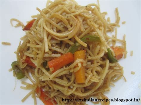 a2zindianrecipes: Veg Noodles
