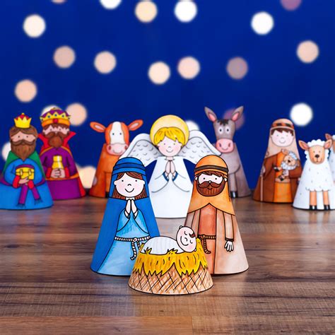 Nativity Scene Craft Printable