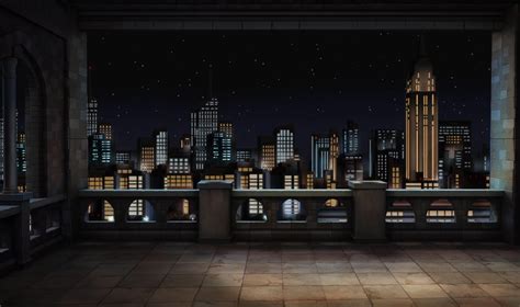 EXT. CITY STONE BALCONY - NIGHT | Episode backgrounds, Episode interactive backgrounds, Anime ...