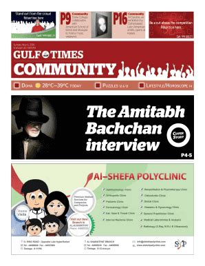 Gulf Times Pdf - Fill Online, Printable, Fillable, Blank | pdfFiller