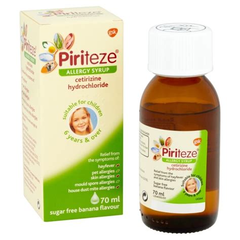 Buy Piriteze Once A Day Allergy Syrup | Chemist Direct