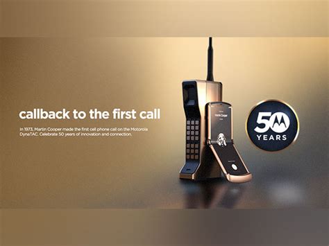 A call that changed the world: Motorola celebrates the 50-year ...