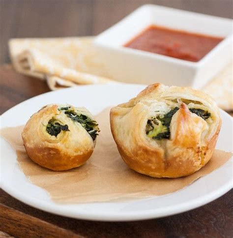 Spinach and Feta Puff Pastry Bites