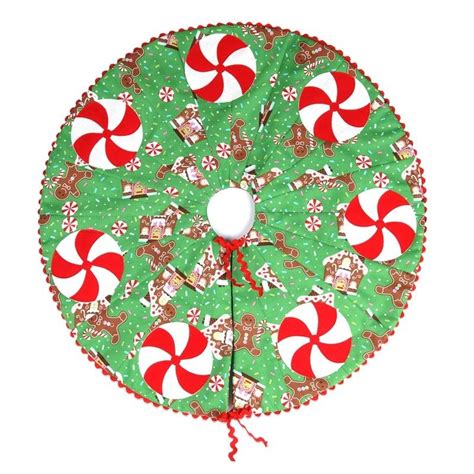 Candy Swirl Mini Christmas Tree Skirt | Christmas tree skirt, Mini ...