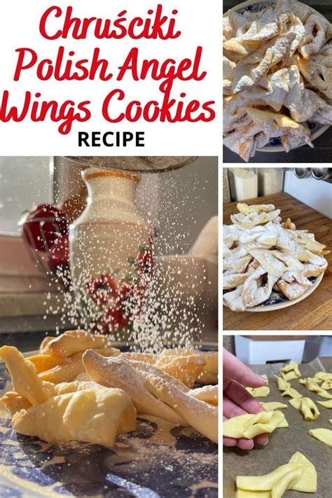 Polish Angel Wing Cookies Recipe [Chrusciki] - Polish Foodies | Recipe | Cookie recipes, Angel ...