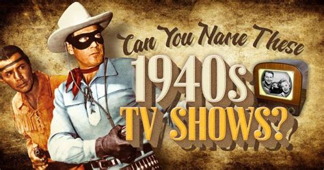 Classic TV Quiz: Best TV Series of the 40s | Tv quiz, Classic tv, Tv