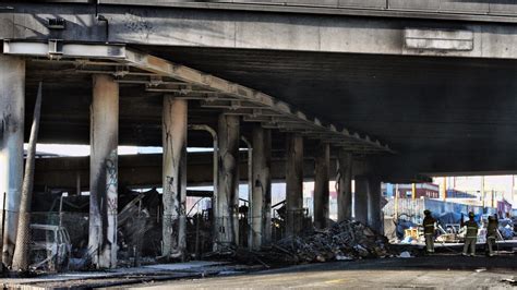 Fire closes Interstate 10 near downtown Los Angeles indefinitely – NBC ...