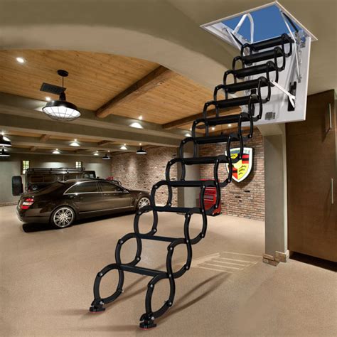 Bruce&Shark 12 Steps Alloy Steel Folding Ladder For Attic | Wayfair