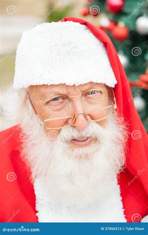 Santa Claus Wearing Glasses Stock Photos - Image: 37006513