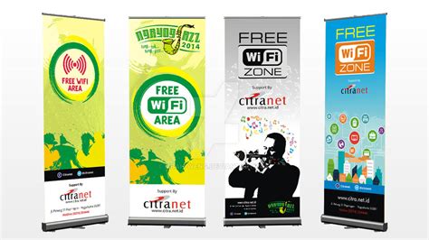 Free wifi x-banner design by mbah-weng on DeviantArt