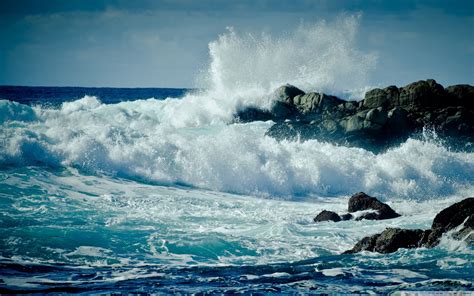 ocean wallpaper crashing waves - HD Desktop Wallpapers | 4k HD