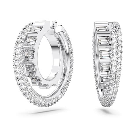 ROTA:PAVE HOOPS - Nacol Jewelry