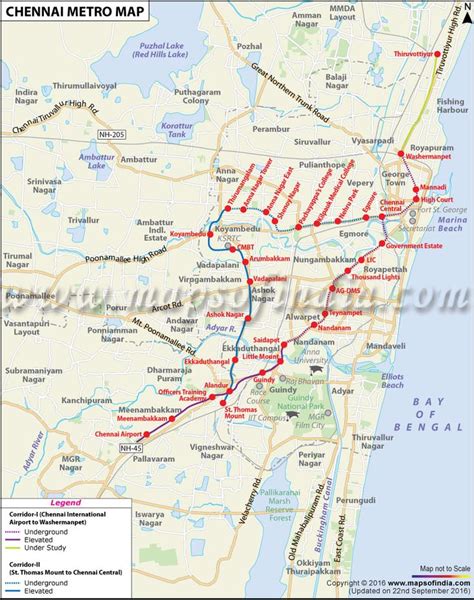 Chennai Metro Map | Chennai metro, Metro map, Metro rail