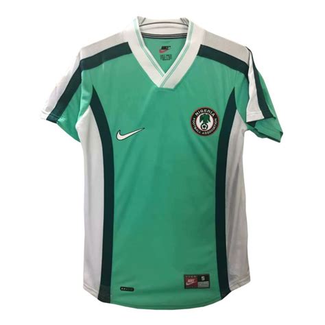 Retro 1998 Nigeria Home Soccer Jersey - Team Soccer Jerseys