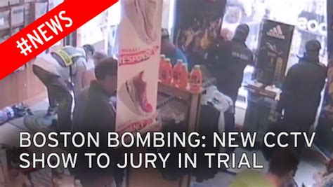 Boston Marathon bombing trial: Watch terrifying moment bomb goes off as ...