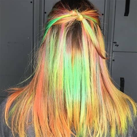 Hair Color Trends - Rainbow Roots Hair - Sunset Hair | Teen Vogue