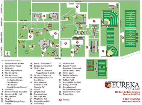 Hamline University Campus Map