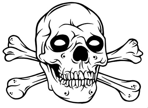 Free Pirate Skulls Coloring Pages, Download Free Pirate Skulls Coloring ...