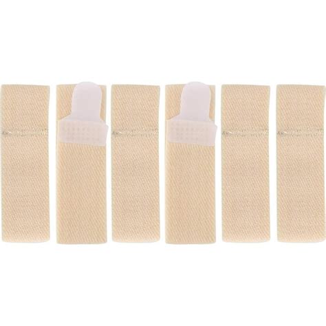 Toe Wraps, Toe Separators for overlapping Toes, 6 Pcs Elastic Toe ...