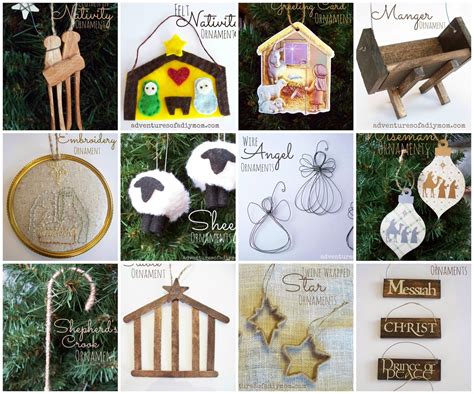 Nativity Christmas Tree - Adventures of a DIY Mom