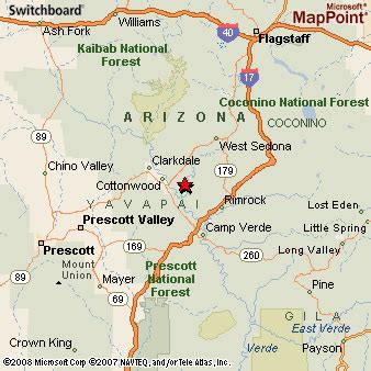 Where is Cornville, Arizona? see area map & more