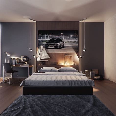 10 Mens Bedroom Ideas 2024 (Cool by Nature) | Luxurious bedrooms, Bedroom design diy, Modern bedroom