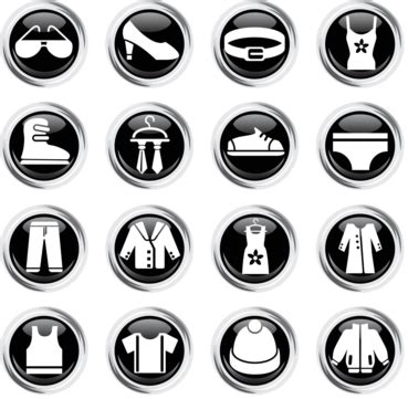 Clothes Icon Set Running Shoe Icons Icon Vector, Running Shoe, Icons ...