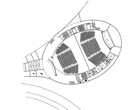 Auditorium Design Plan DWG File - Cadbull