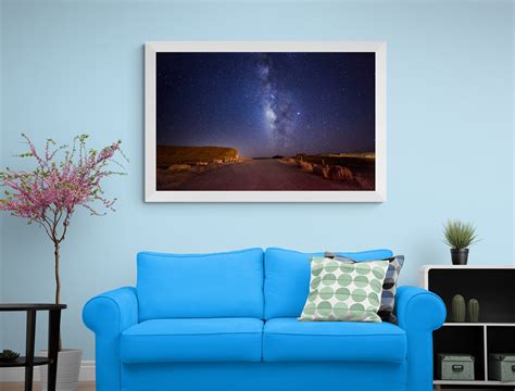 Milky Way Path Photography Print Landscape Desert - Etsy