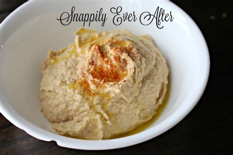 Snappily Ever After: Simple Blender Hummus