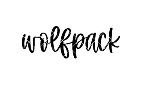 Wolfpack SVG/DXF/PNG File for Cutting Machines and Sublimation - Etsy