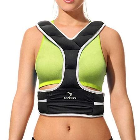 Empower Weighted Vest for Women, Weight Vest for Running, Workout, Cardio, Walking, 4lb, 8lb ...