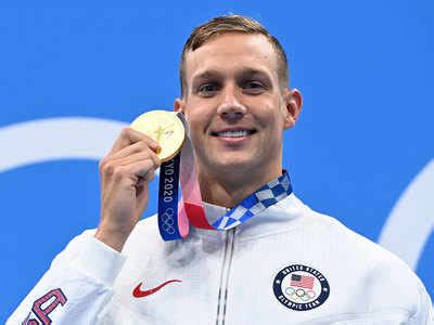 Tokyo Olympics 2020: Caeleb Dressel wins gold in men's 50m freestyle ...