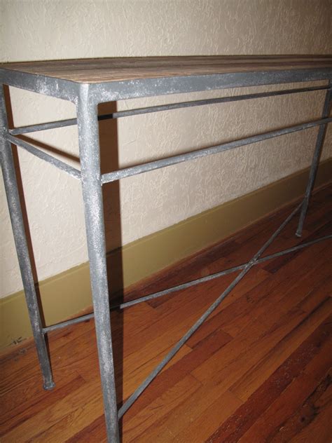 Haven and Home: Industrial Console Table for Sale