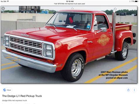 1979 Dodge little red express project started for sale: photos, technical specifications ...