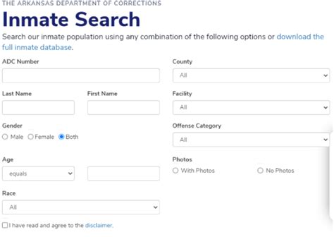 Arkansas Inmate Search – Arkansas Department of Corrections Offender Lookup