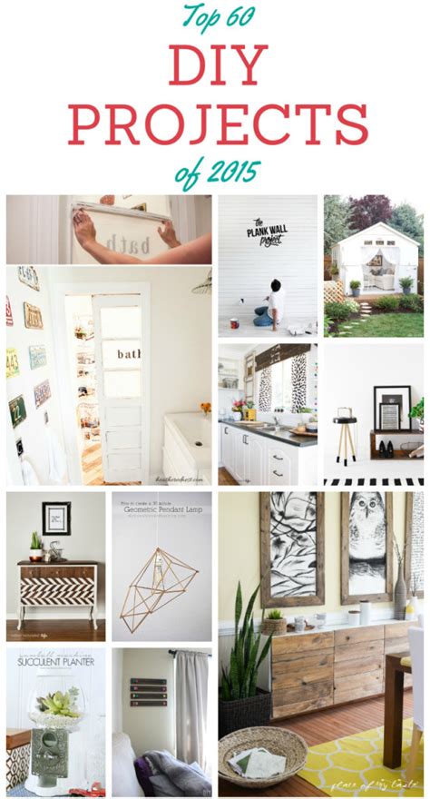 Top 60 DIY Projects of 2015 with Step by Step Tutorials