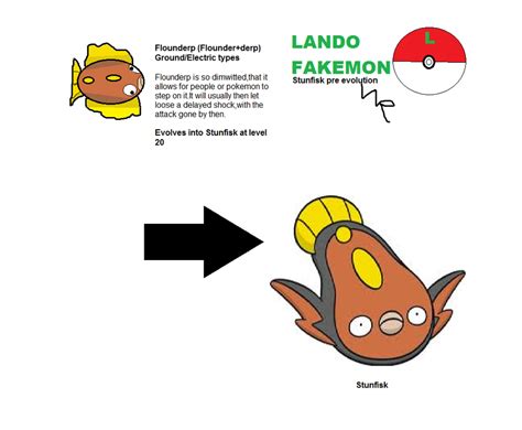 Stunfisk pre evolution by HappyHippowdon on DeviantArt