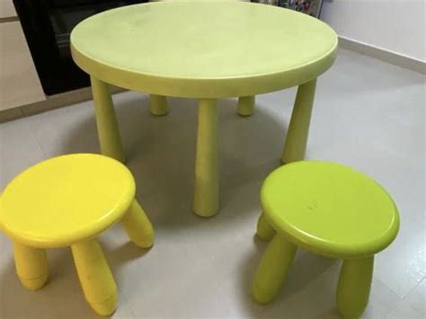 Ikea children table and stool, Babies & Kids, Baby Nursery & Kids ...