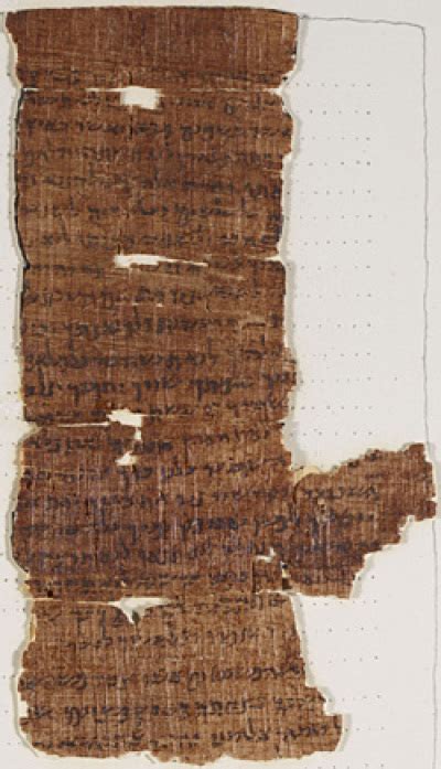 Nash Papyrus Digitized: Ancient Copy of Ten Commandments Goes Online