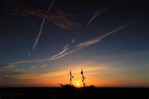 Pirate Ship Sunset | Etsy