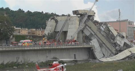 Italy bridge collapse leaves at least 22 dead - CBS News