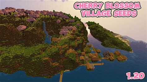 CHERRY BLOSSOM VILLAGE SEEDS MINECRAFT 1.20 | Minecraft seed, Cool minecraft seeds, Minecraft