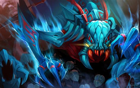 Dota 2 Wallpapers: Dota 2 Fan-Art Weaver (by biggreenpepper)