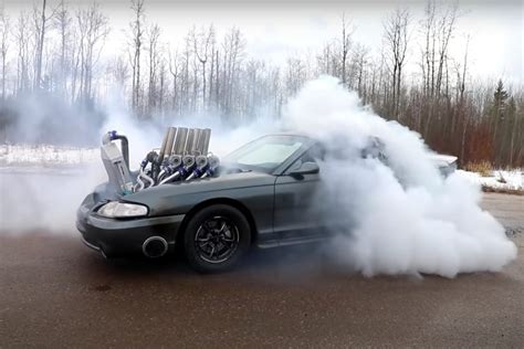 This 8-Turbo Mustang Looks and Sounds Like an Absolute Monstrosity | Engaging Car News, Reviews ...